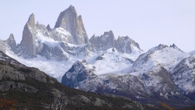 Patagonya 'da Fitz Roy Dağı