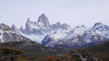 Patagonya 'da Fitz Roy Dağı
