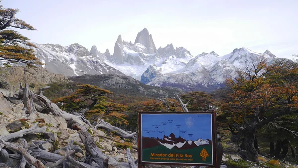 Mount fitz roy en Patagonie — Photo