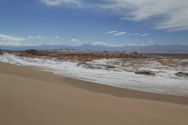 Valle de la Luna o Valle de la Luna Paisaje en el desierto de Atacama —  Fotos de Stock