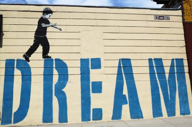 Doğu williamsburg Brooklyn Sanat duvar