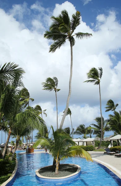 Het majestueuze elegantie Punta Cana 5-sterren All-inclusive Hotel — Stockfoto