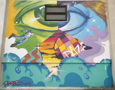 Mural art in Queens, New York