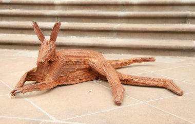 Kangaroos Invade Parliament House installation by Richard Savage during Australia Day 2016