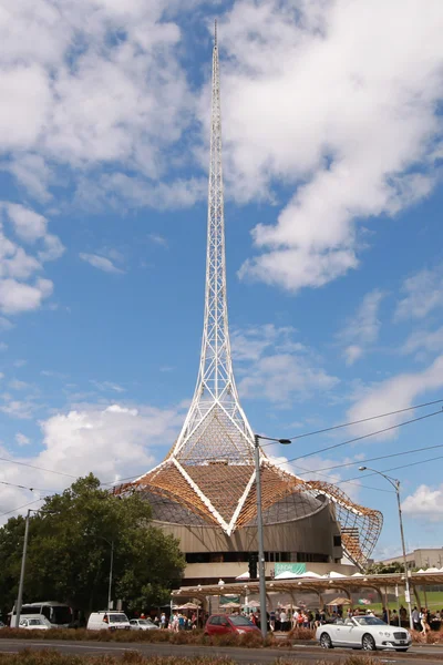 The Melbourne Arts Centre Spire en Melbourne, Australia — Foto de Stock