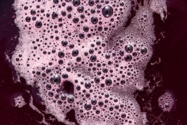 Şarap yapımı. Köpüklü taze üzüm suyu. Akarsu akmalı ve özel bir kapta toplanmalı. Moldova 'da şarap üretim teknolojisi. Üzüm işlemenin eski halk geleneği. Evi hasat et.