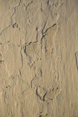 Binalarda erozyon, yıkım, alçıda hasar. Boya beton duvardan dökülüyor..