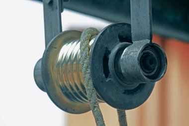 'Rahate', geleneksel bir şekilde kuyudan su çekmek için kullanılan bir makara, Goa, Hindistan