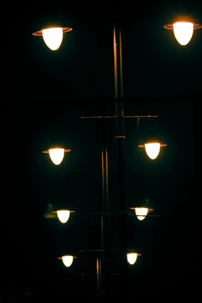 Poteau Lampe Réverbère — Photo