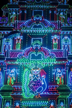 Tanri ganesh (fil başlı Tanrı), idol Ganesh ganpati Festivali, Hindistan