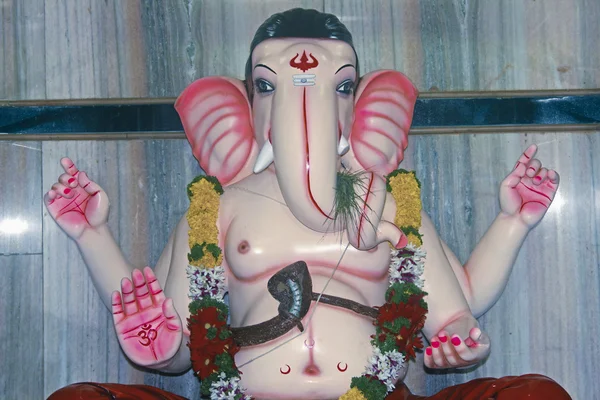 Tanri Ganesh Fil Başlı Tanrı Idol Ganesh Ganpati Festivali Hindistan — Stok fotoğraf