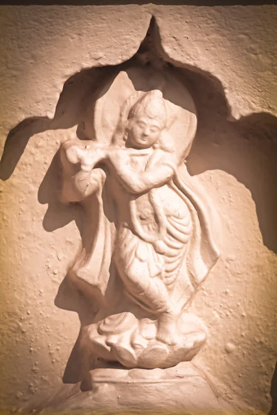 Lord Krishna Shri Shantadurga Tapınağı Fatarpekar Goa Hindistan — Stok fotoğraf