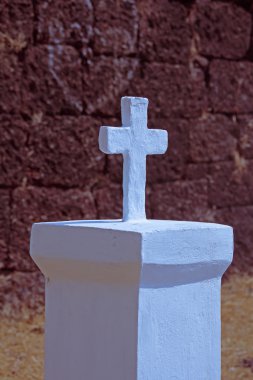 Holy Cross, kilise, Santo Antonio Cabo de Rama Kalesi, Canacona, Goa, Hindistan içinde