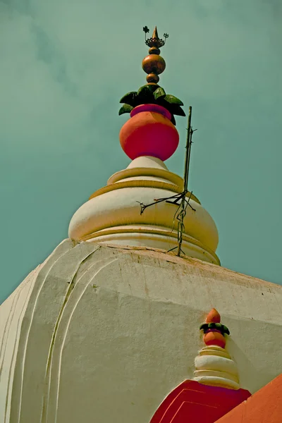 Kuppel Des Shri Damodar Tempels Zambaulim Goa India — Stockfoto