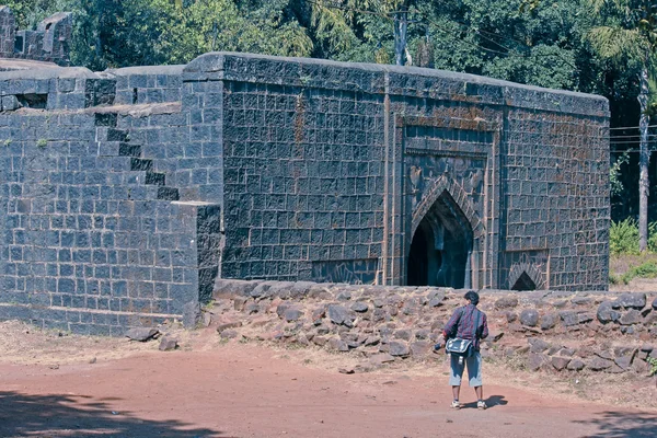 Teen Darwaza Panhala Fort Également Connu Sous Nom Panhalgad Pahalla — Photo