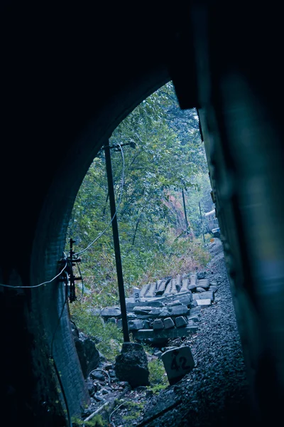 隧道铁路 印度果阿 — 图库照片