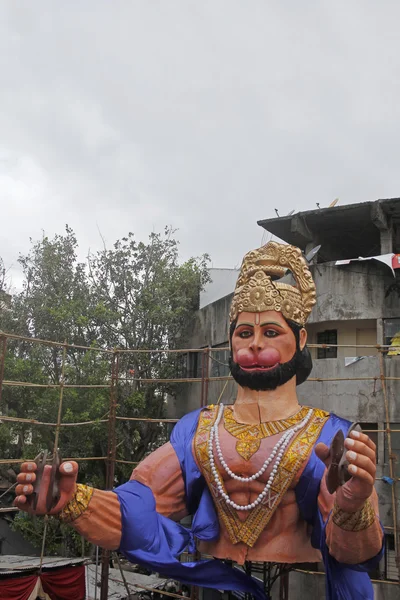 Hanuman Statue Ganpati Festival Pune Maharashtra India — 스톡 사진