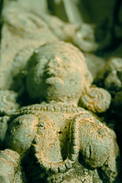 Резьба Храме Шри Бхиравнатха Господа Шивы Кикли Махараштра Индия — стоковое фото