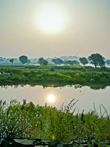 Reflection Sun Water — Stock Photo, Image