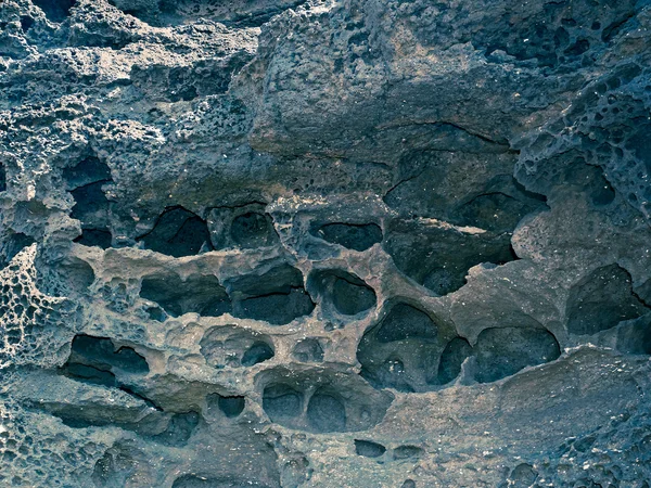 Taşlar Deniz Harihareshwar Hindistan Nedeniyle Oluşan Taş Heykel — Stok fotoğraf