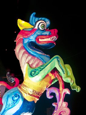 ganesh Festivali sırasında dekorasyon