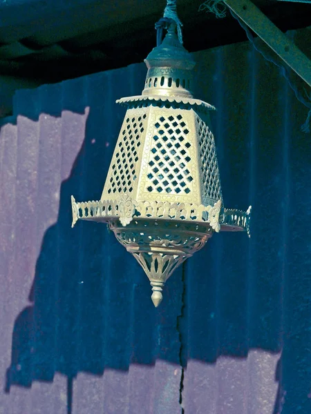 Антикварные Латунные Лампы Сарай — стоковое фото