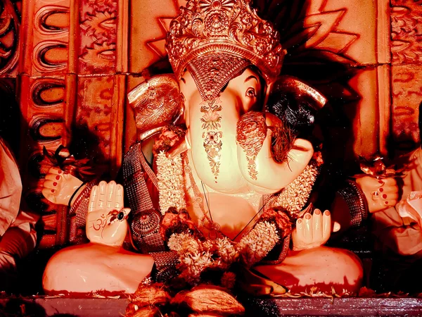 Ganesha Ganesh Festivali Maharashtra Hindistan — Stok fotoğraf