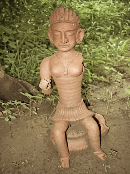 Escultura Terracota Expuesta Museo Madhya Pradesh India — Foto de Stock
