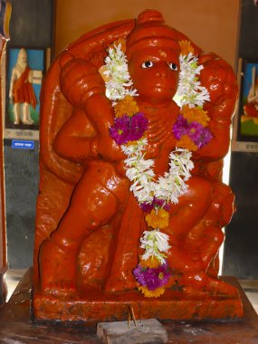 Statue of Hindu Lord Hanuman (God with Monkey head), India