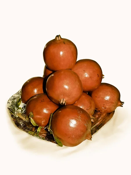 Granatapfel Punica Granatum Punicaceae — Stockfoto