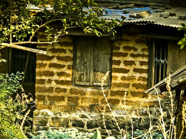 伝統的な農村住宅 マハラシュトラ州 インド — ストック写真