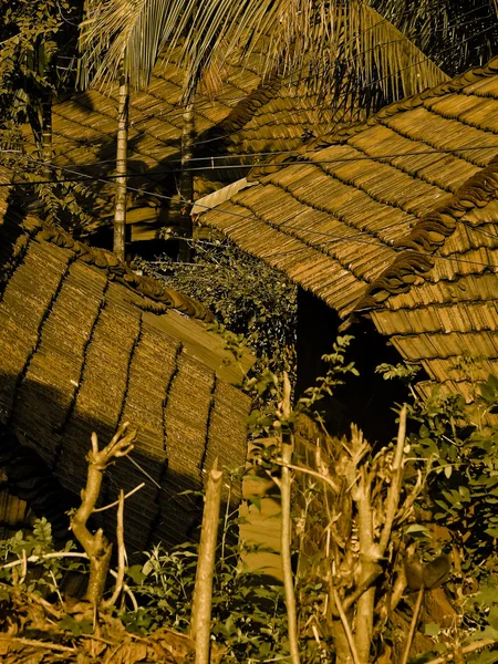 Традиційні Сільські Будинки Індія — стокове фото