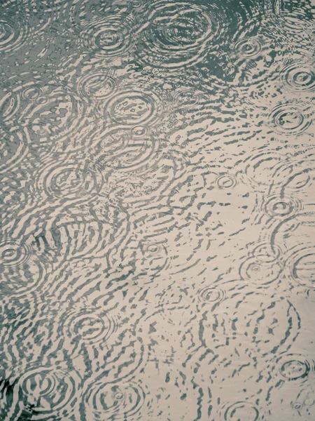 Regendruppels Vallen Regenwater — Stockfoto