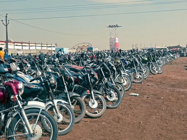 Motorcycles Bikes Parked Office Place — Φωτογραφία Αρχείου