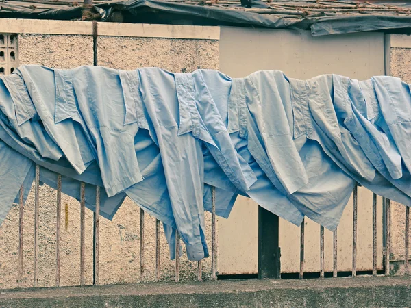 Shirts Clothes Drying India — 图库照片