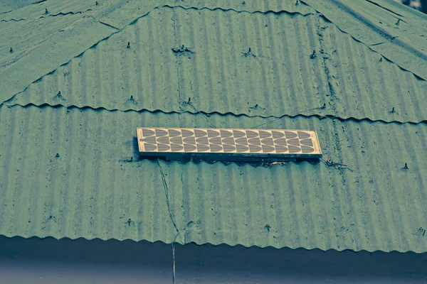 Solar Pannel Rooftop — Stock Photo, Image