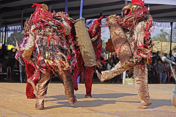Khamti Khampti Tribes Interpretando Danza Tradicional Del Bacalao Namdapha Eco — Foto de Stock