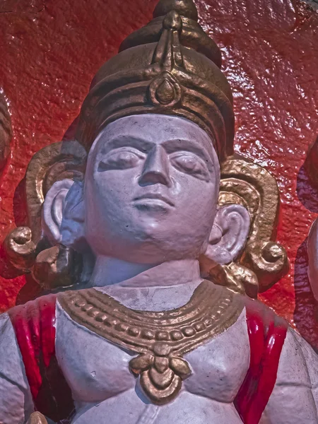 Statue Von Jay Vijay Zwerge Lord Viththal Tempel Vithalwadi Pune — Stockfoto