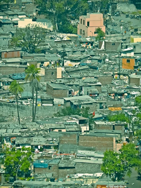 Stadslandskap Slumområde — Stockfoto