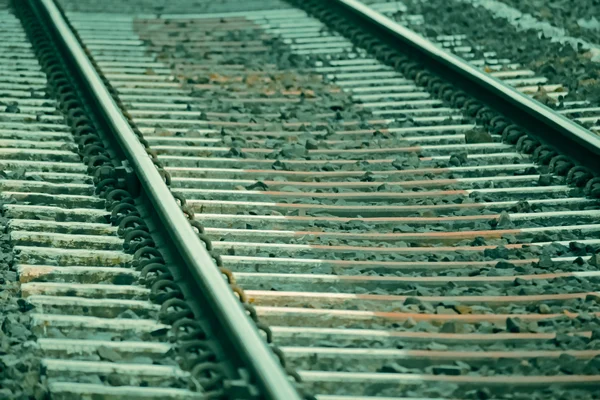 Railroad Track Pune Maharashtra Índia — Fotografia de Stock