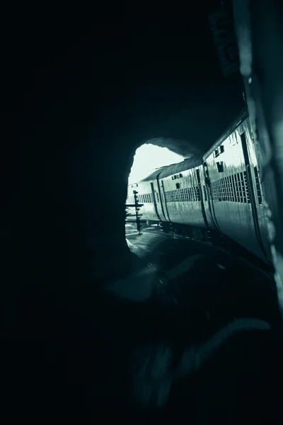 Železnice Tunelu Goa Indie — Stock fotografie