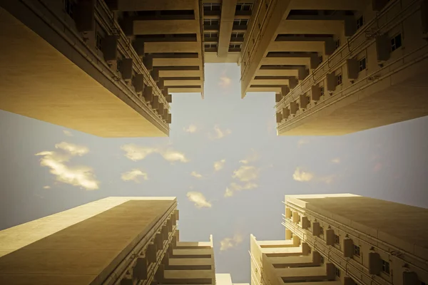 Low Angle View Building Pune Maharashtra India — Stock Photo, Image