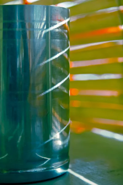 Luz Abstrata Sobre Vidro — Fotografia de Stock
