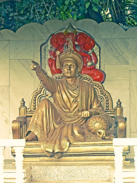 Estatua Shreemant Thorale Senior Madhavrao Peshwe Jardín Peshwe Pune Maharashtra — Foto de Stock