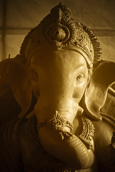 Vista Del Taller Hacer Ídolos Del Señor Ganesh Para Festival —  Fotos de Stock