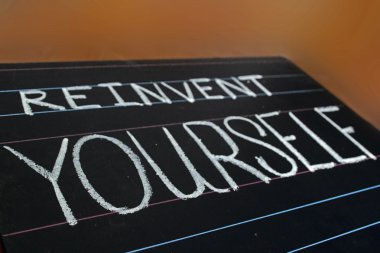 kendini ifade Siyah Kara tahta el yazısıyla yeniden icat