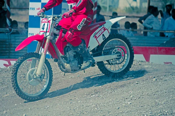 Supercross, χωματόδρομος αγώνων μοτοσικλέτας — Φωτογραφία Αρχείου