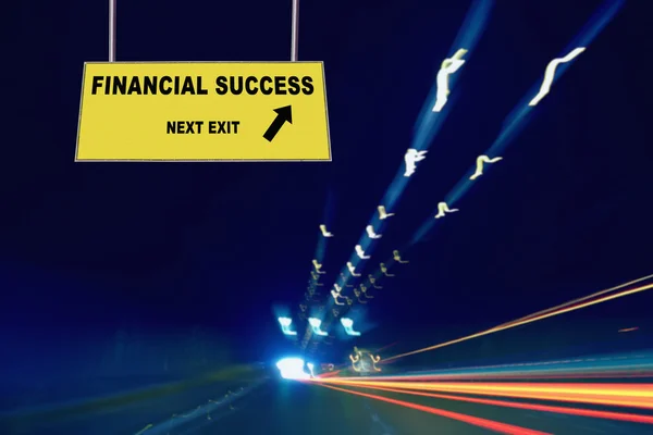 Concetto di successo finanziario — Foto Stock