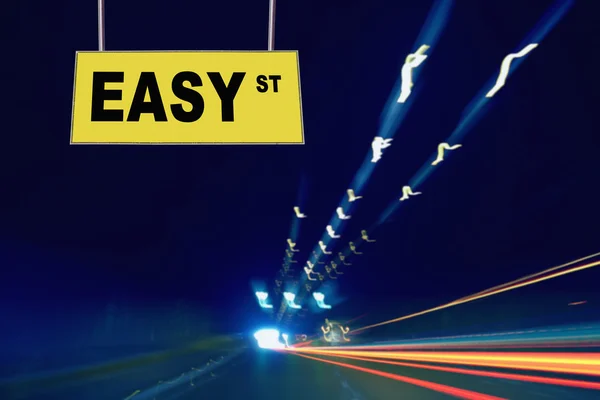 Easy Street-konceptet — Stockfoto