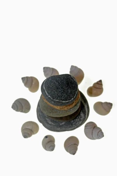 Pilha de pedras de seixos — Fotografia de Stock